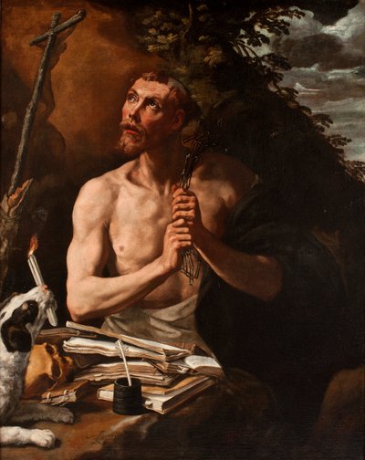 Der heilige Dominikus in Buße von Luis Tristan de Escamilla